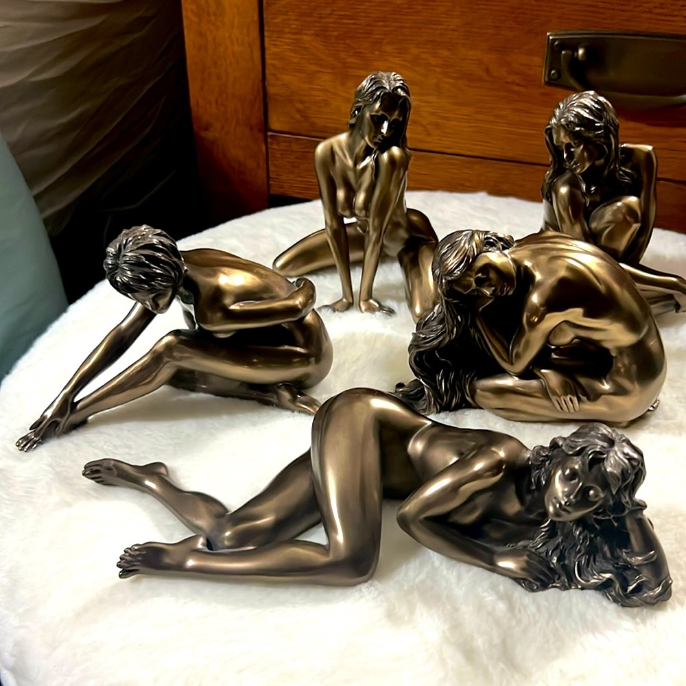 The Studio collection By Veronese Design: Solid cold cast bronze